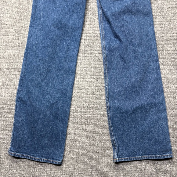 Abercrombie Fitch Jeans Womens 26 Long Blue 90's Relaxed High Rise Curve Love - Picture 13 of 13